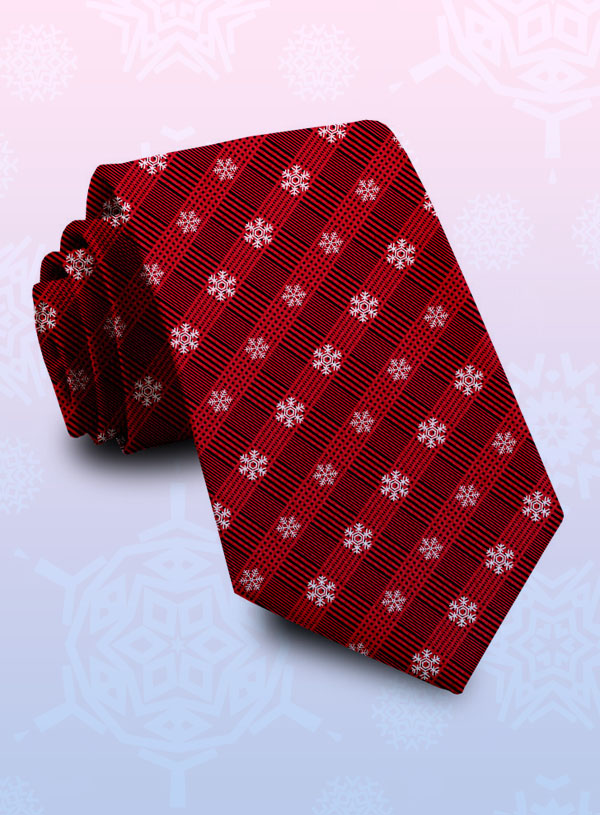 Xmas Silk Necktie